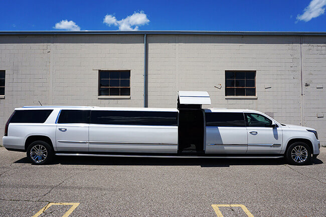 White limousine service