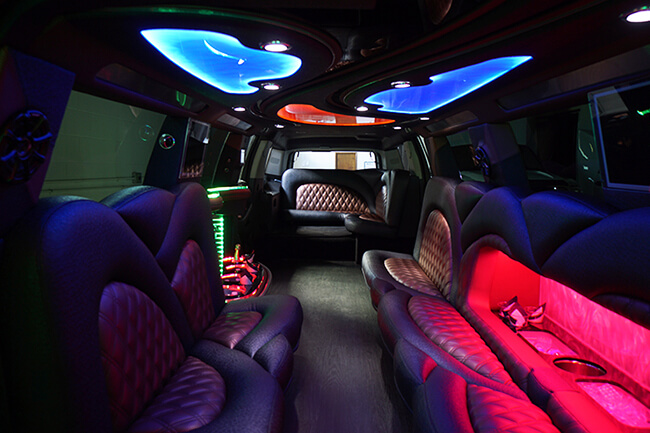 Livonia limo with colored roof