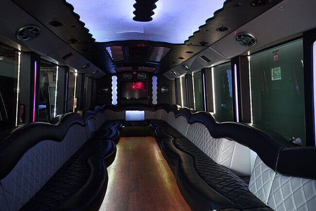 Party bus for a large group