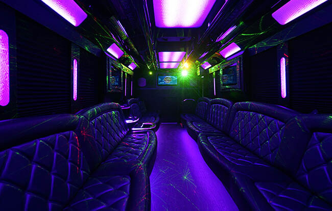Party buses for large groups